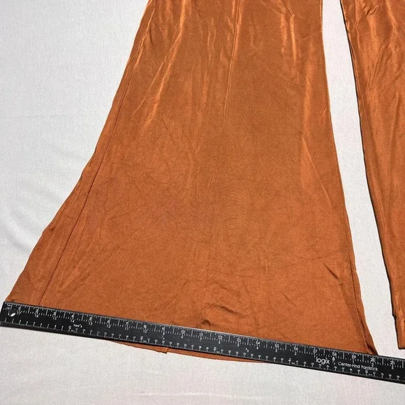 Maeve by‎ Anthropologie Shiloh Wide Leg Palazzo Pants Womens XS Rust Orange - Picture 15 of 15